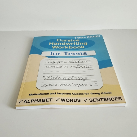 Cursive Handwriting Workbook for Teens - Picture 6 of 10